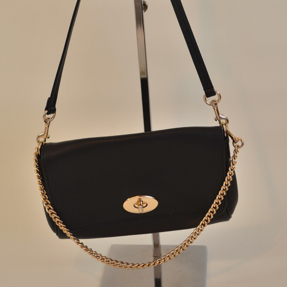 AUTHENTIC Coach Black Crossbody Chain Bag